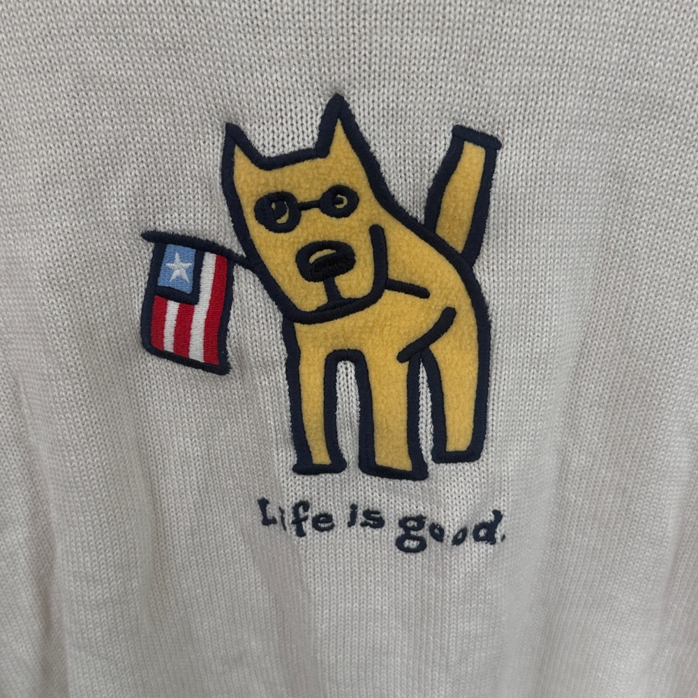 Life is Good knit top XL - Picture 2 of 7